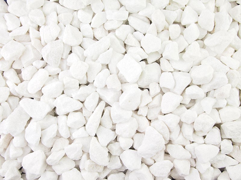 14-20mm Polar White Marble Chips